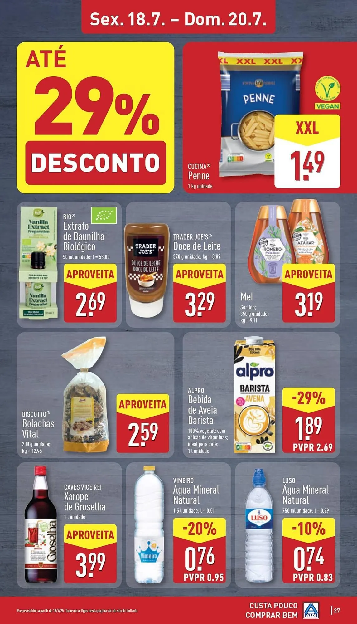 Folheto Folheto ALDI de 14 de julho até 20 de julho 2025 - Pagina 27