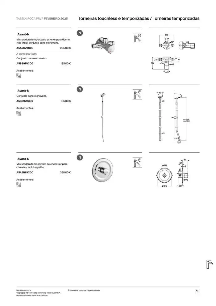 Folheto Soluções de Banho  de 6 de janeiro até 31 de dezembro 2025 - Pagina 713