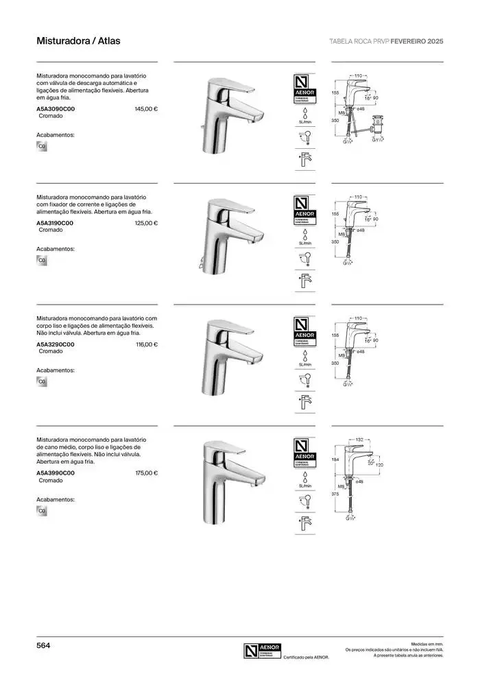 Folheto Soluções de Banho  de 6 de janeiro até 31 de dezembro 2025 - Pagina 566