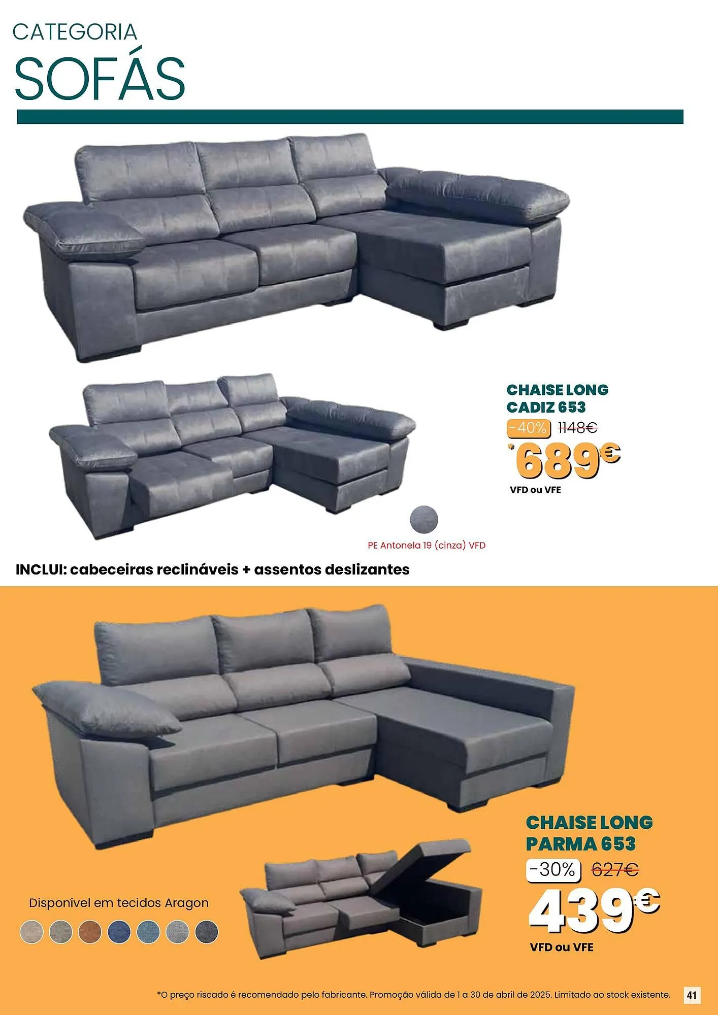 Folheto Folheto Hiper Centro do Móvel de 1 de abril até 30 de abril 2025 - Pagina 41