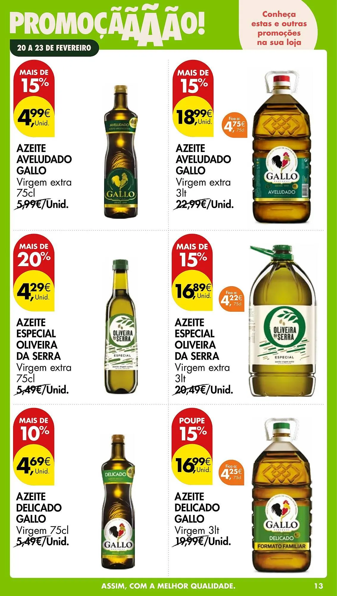 Folheto Folheto Pingo Doce de 20 de fevereiro até 23 de fevereiro 2026 - Pagina 13