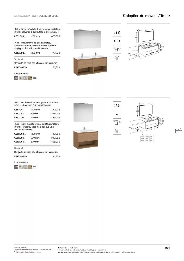 Folheto Soluções de Banho  de 6 de janeiro até 31 de dezembro 2025 - Pagina 329