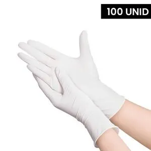 Luvas em Latéx com pó