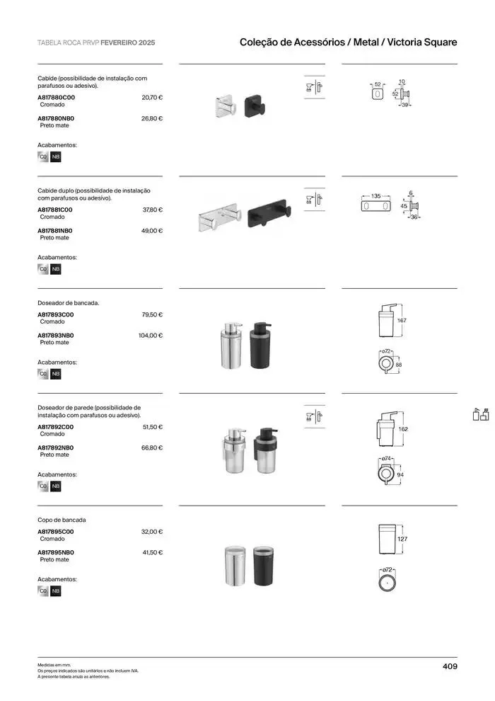 Folheto Soluções de Banho de 6 de janeiro até 31 de dezembro 2025 - Pagina 411