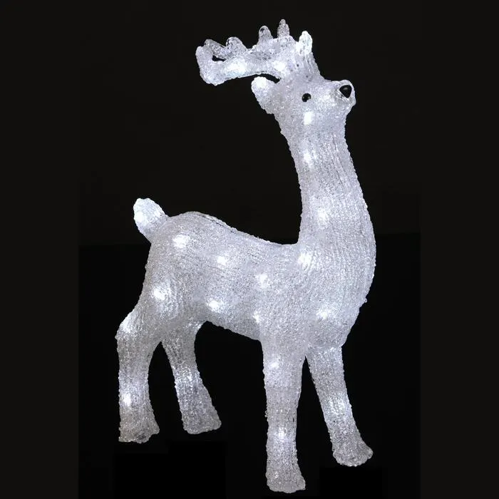 Rena Branca Com LEDs 45cm