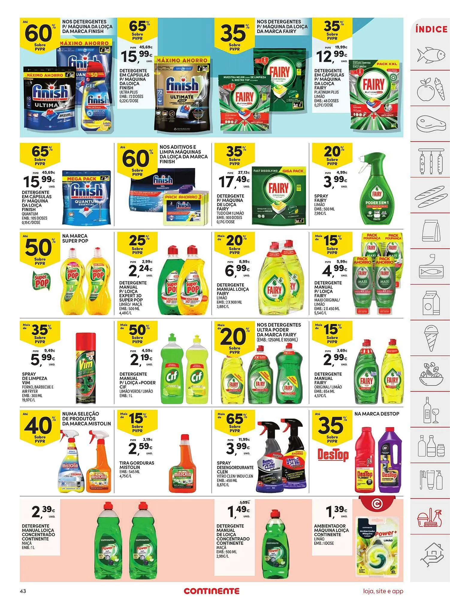 Folheto Folheto Continente de 14 de abril até 20 de abril 2026 - Pagina 43