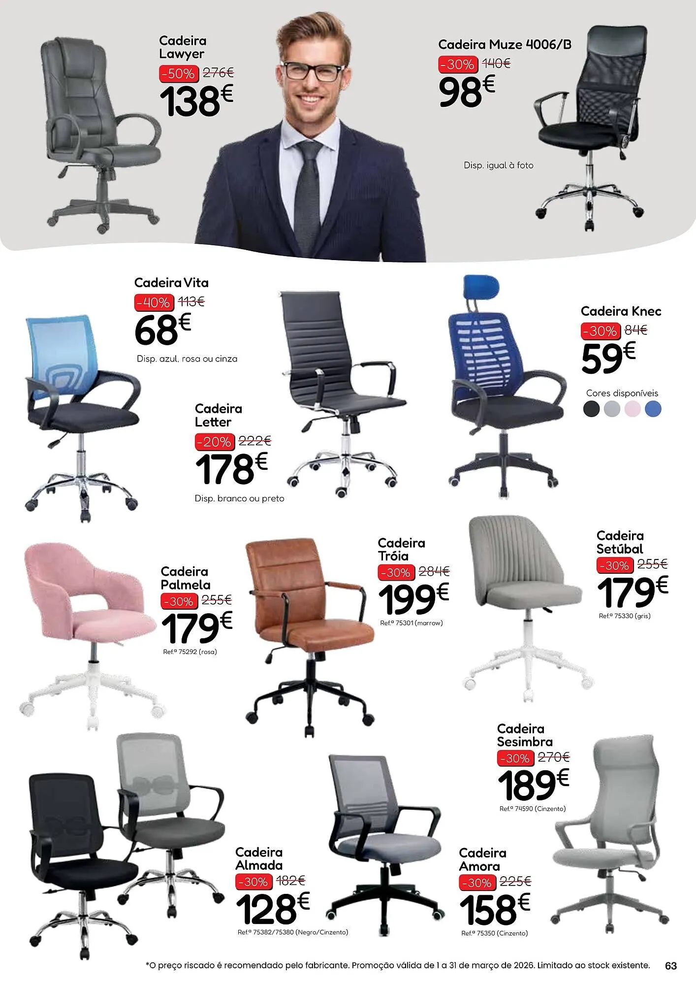 Folheto Folheto Hiper Centro do Móvel de 5 de março até 31 de março 2026 - Pagina 63