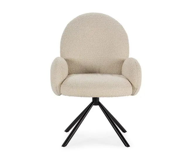 Cadeira giratória DARIO terracota