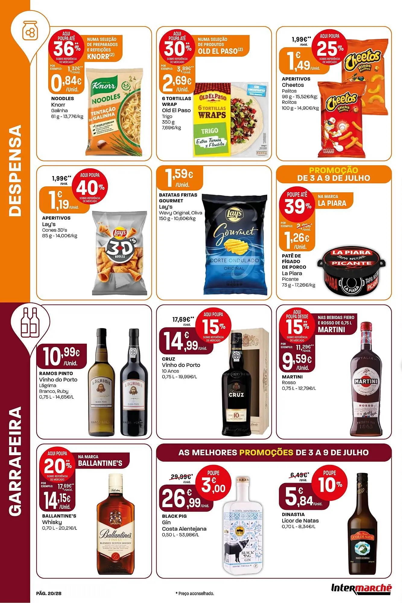 Folheto Folheto Intermarché de 3 de julho até 9 de julho 2025 - Pagina 20