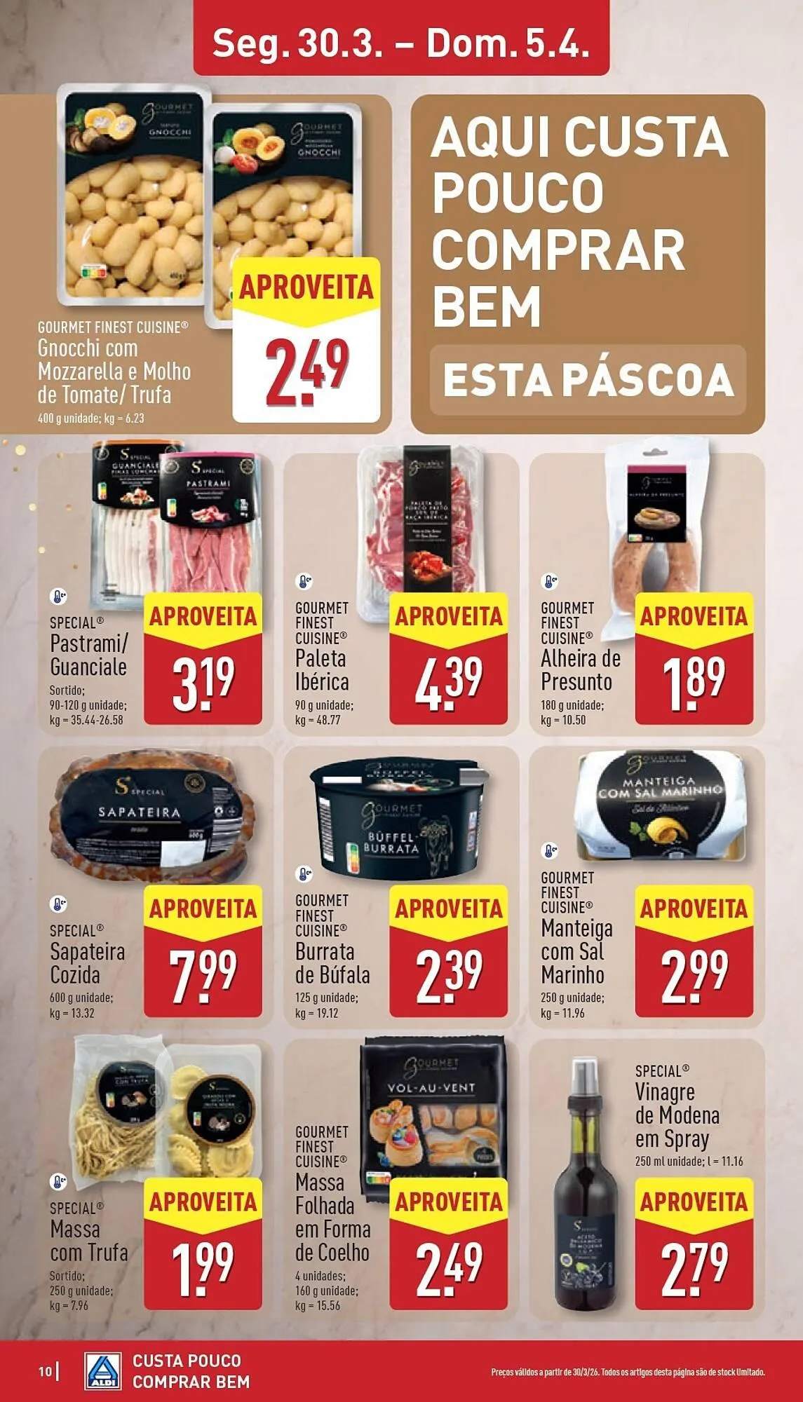 Folheto Folheto ALDI de 30 de março até 5 de abril 2026 - Pagina 10