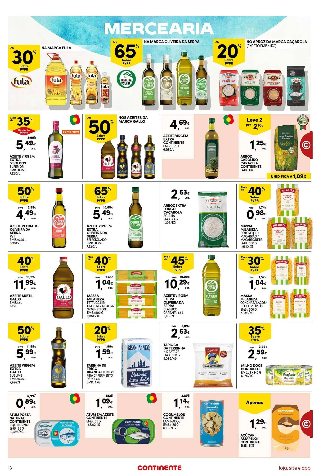 Folheto Folheto Continente Bom dia de 15 de julho até 21 de julho 2025 - Pagina 13