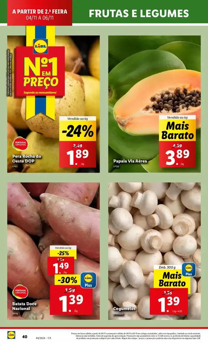 Folheto Um Natal Mágico de 31 de outubro até 6 de novembro 2024 - Pagina 40