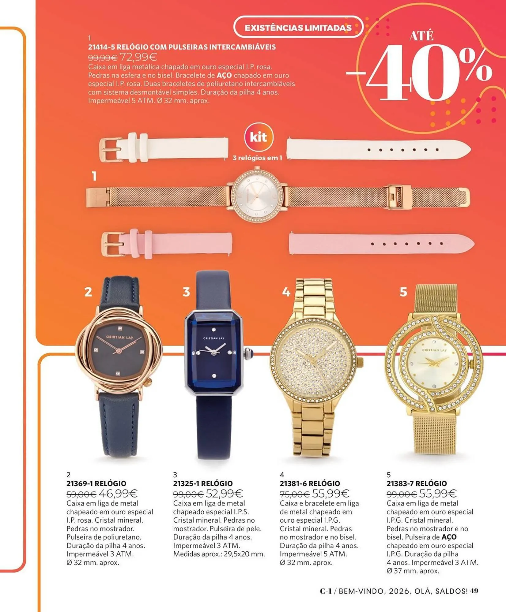 Folheto Catálogo Cristian Lay de 29 de dezembro até 18 de janeiro 2026 - Pagina 49