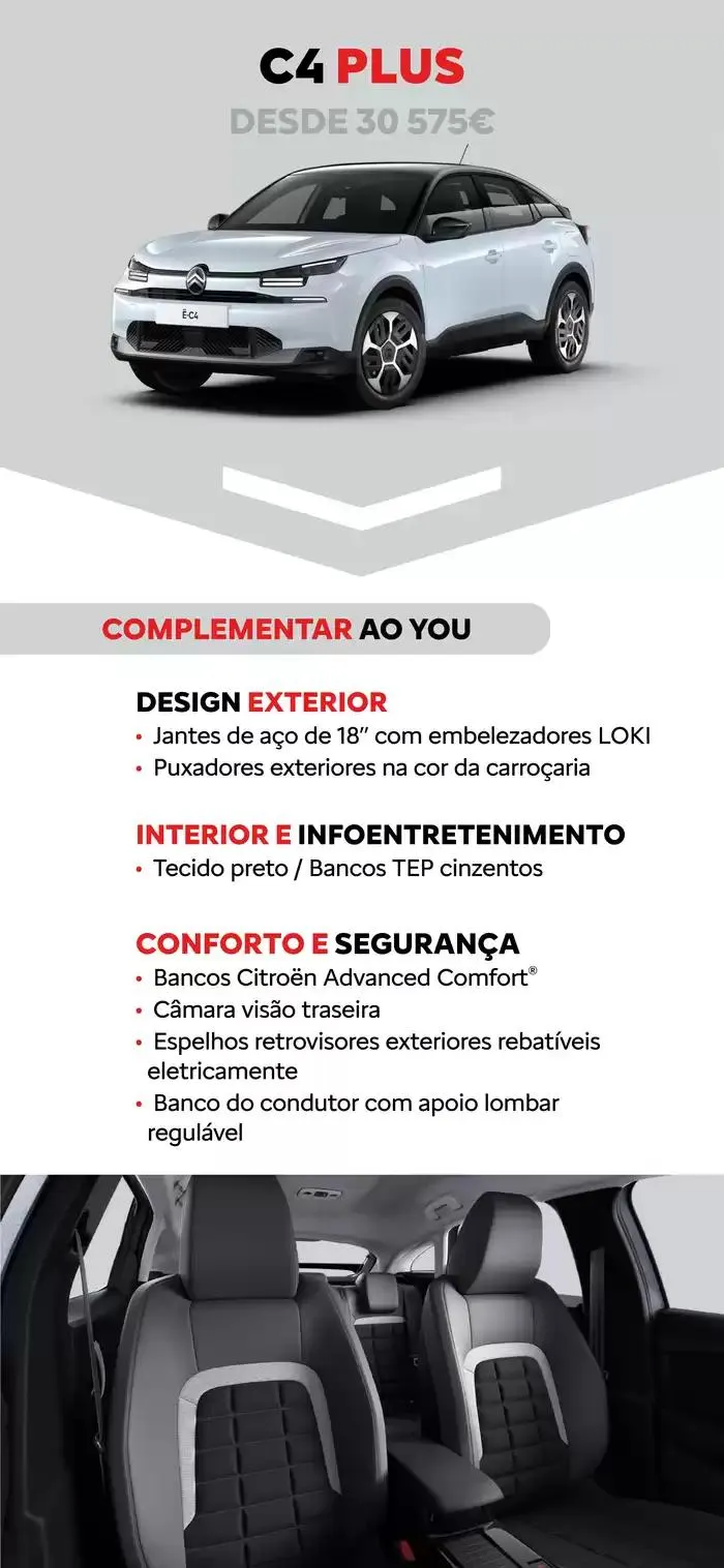 Folheto Citroen Novo ë-C4 de 31 de dezembro até 31 de dezembro 2025 - Pagina 13