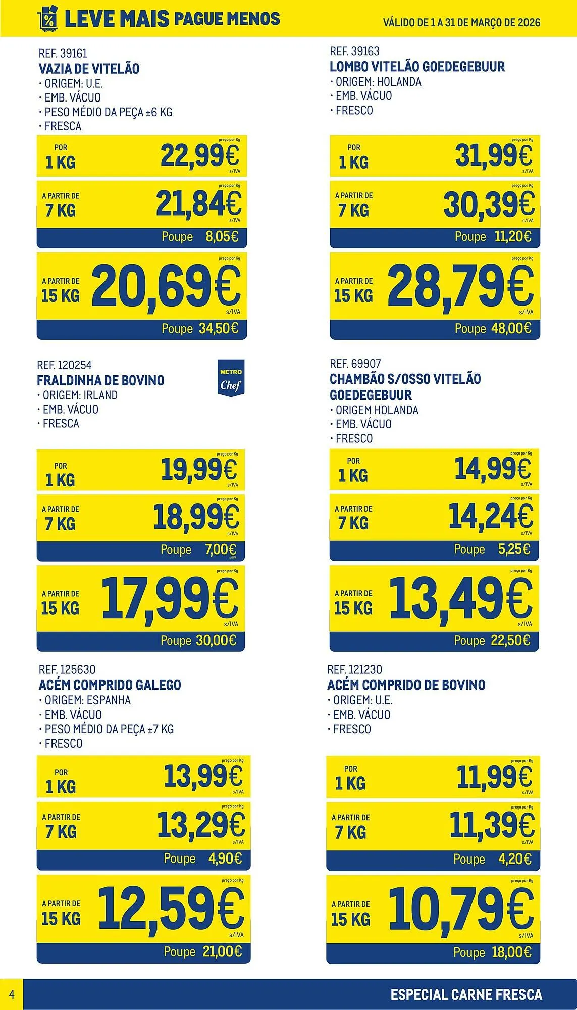 Folheto Catálogo Makro de 1 de março até 31 de março 2026 - Pagina 4