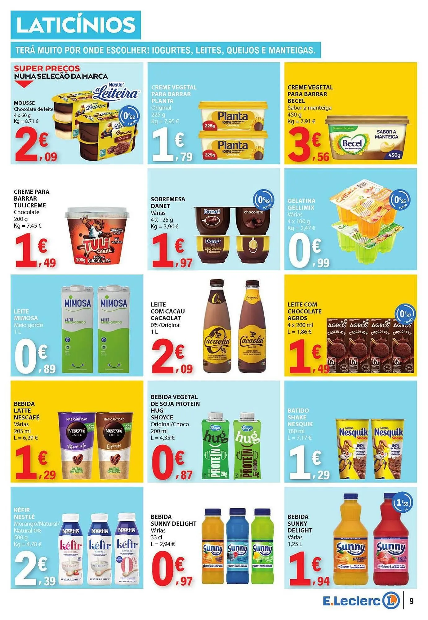 Folheto Folheto E.Leclerc de 5 de junho até 11 de junho 2025 - Pagina 9