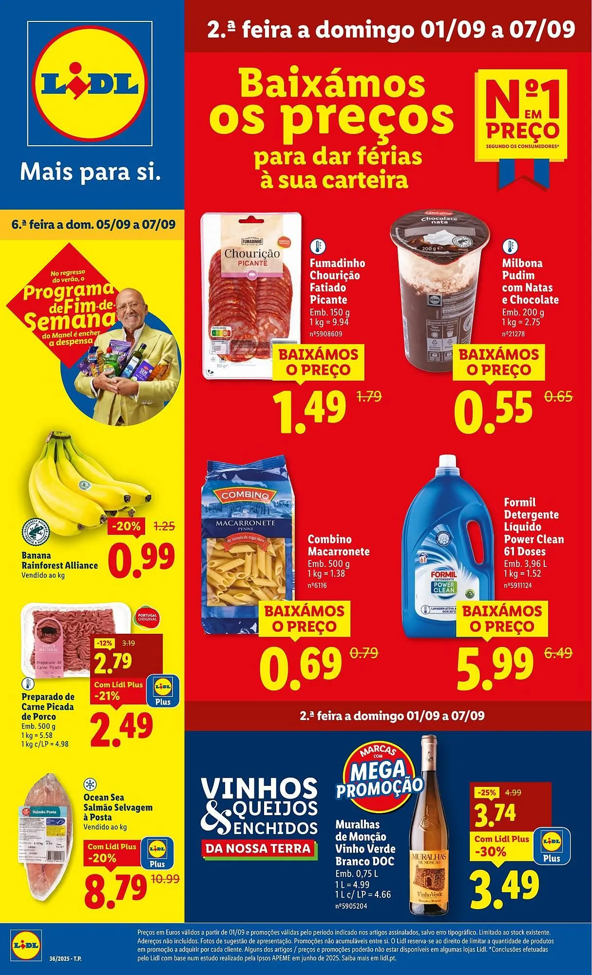 Folheto Folheto Lidl de 1 de setembro até 7 de setembro 2025 - Pagina 1