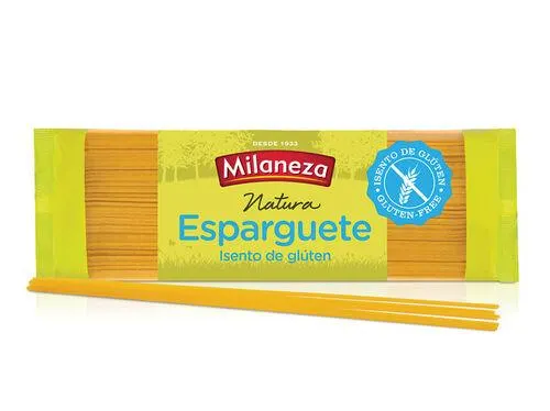 massa milaneza esparguete sem glúten 500g