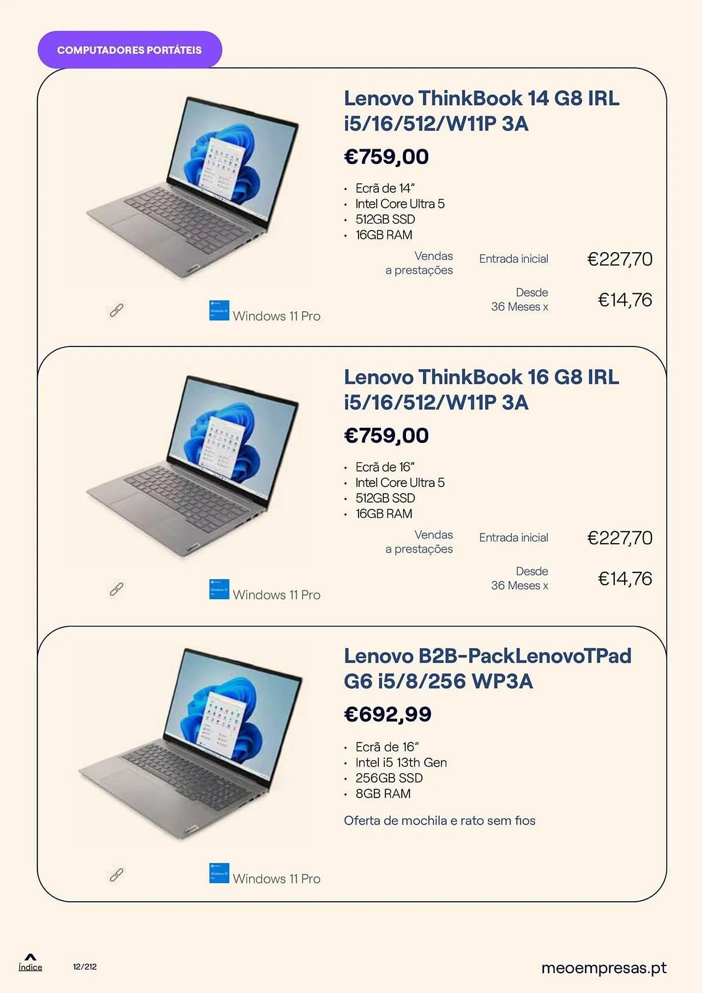 Folheto Catálogo MEO de 20 de outubro até 31 de dezembro 2025 - Pagina 12