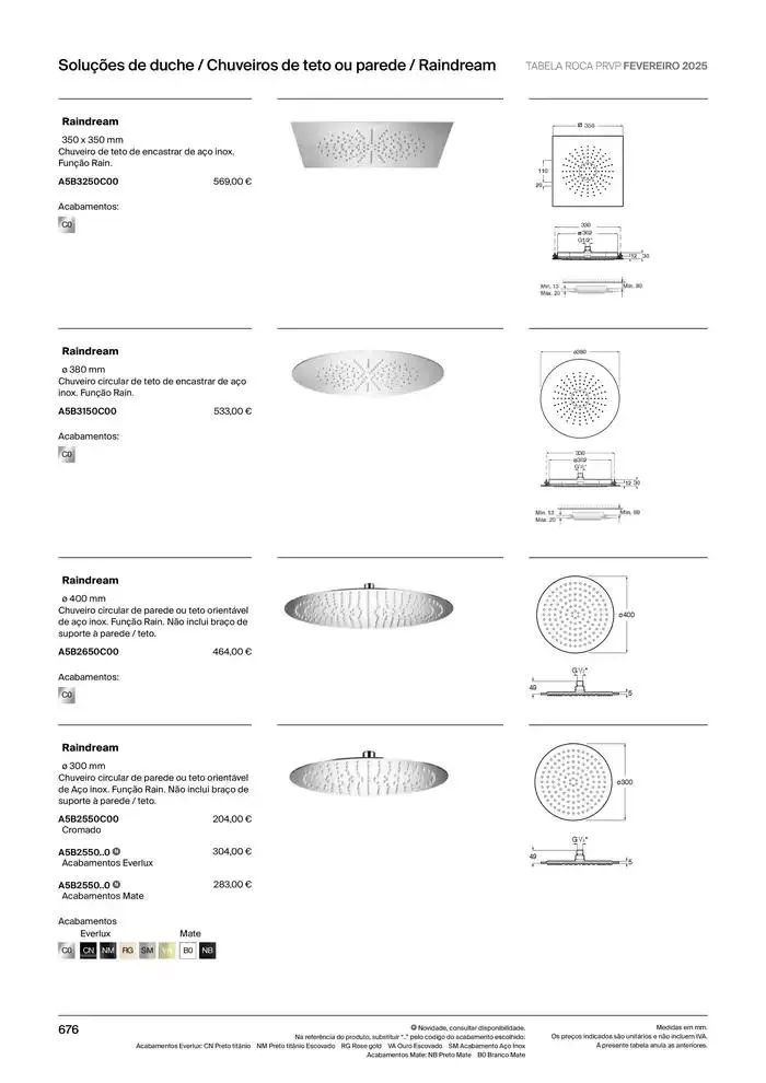 Folheto Soluções de Banho  de 6 de janeiro até 31 de dezembro 2025 - Pagina 678