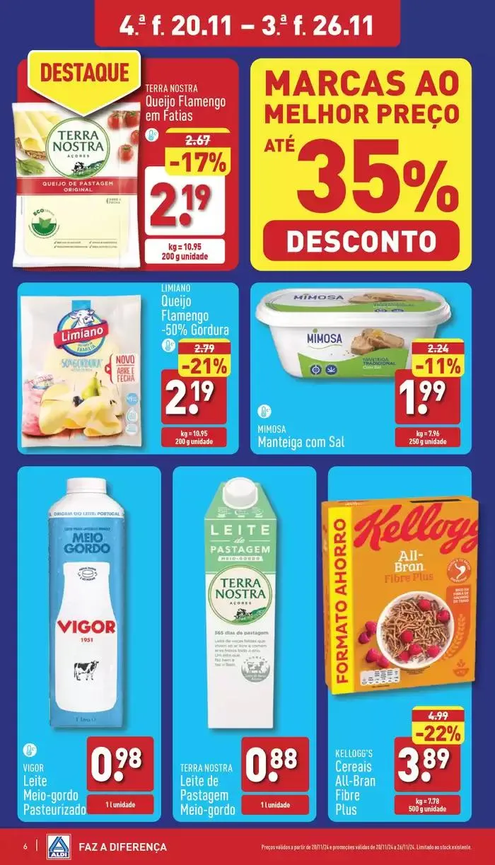 Folheto Folheto. Aldi de 20 de novembro até 26 de novembro 2024 - Pagina 6