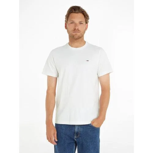 T-shirt de gola redonda classic, em jersey