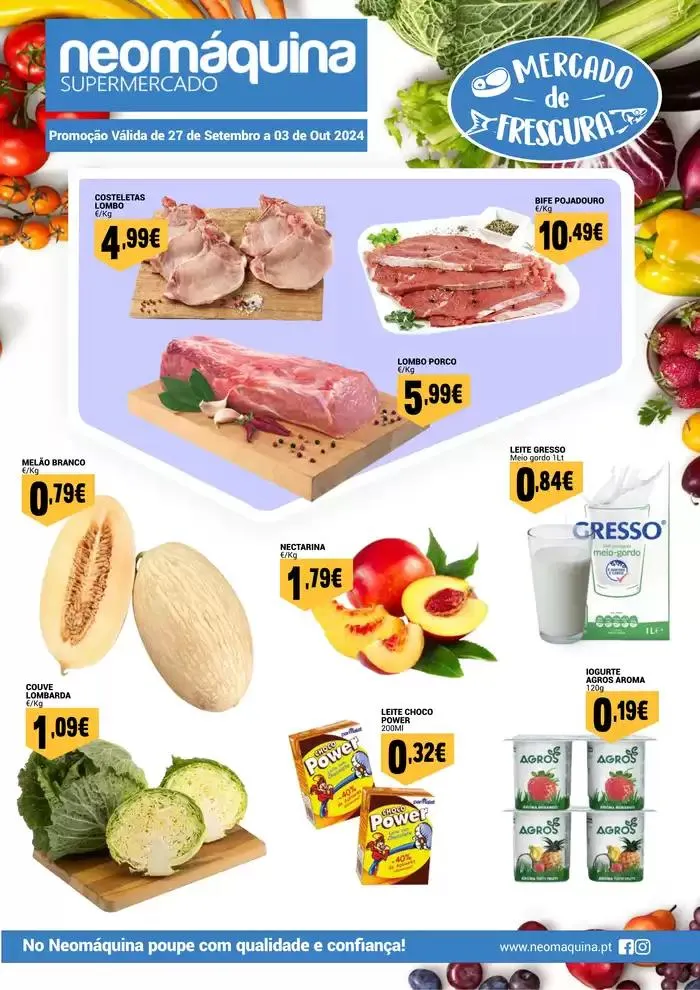 Folheto Mercado da Frescura até 03 de Out! de 30 de setembro até 3 de outubro 2024 - Pagina 1