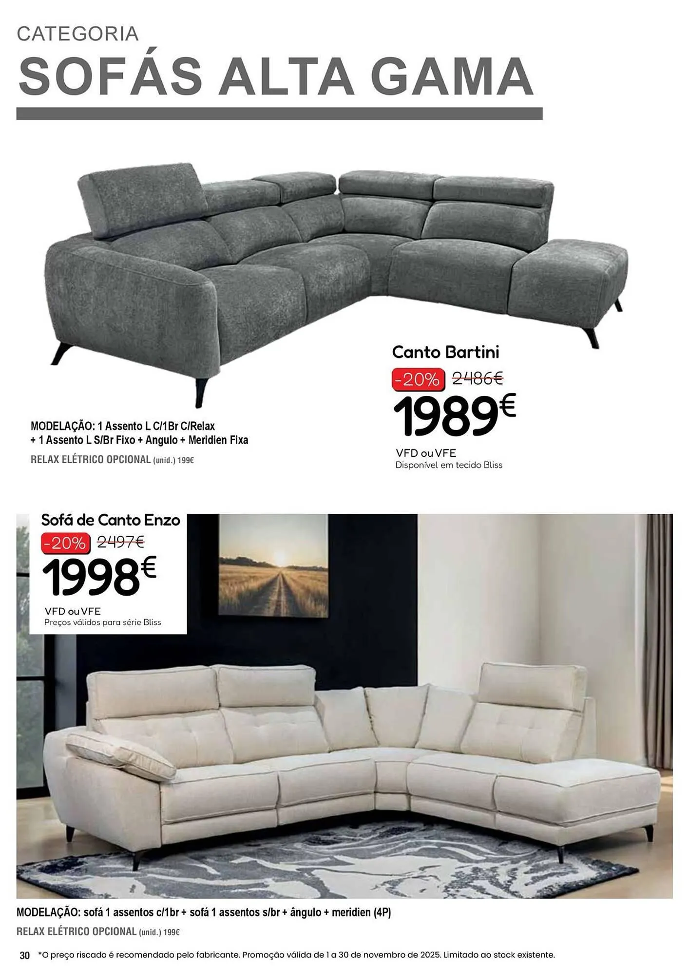 Folheto Folheto Hiper Centro do Móvel de 4 de novembro até 30 de novembro 2025 - Pagina 30