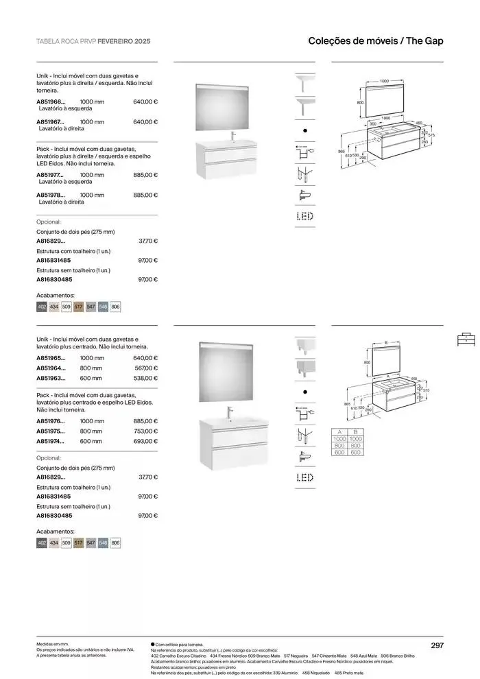 Folheto Soluções de Banho  de 6 de janeiro até 31 de dezembro 2025 - Pagina 299