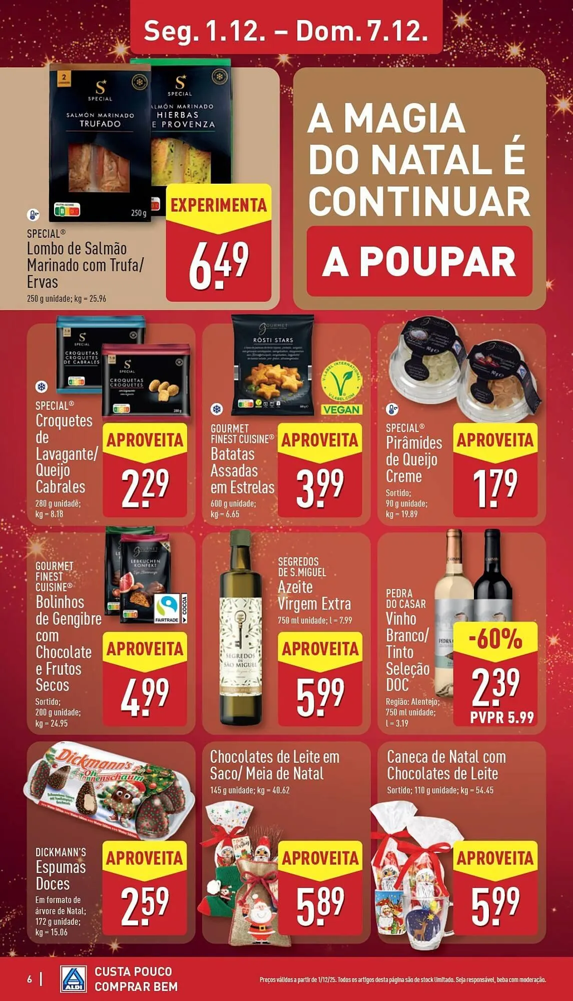 Folheto Folheto ALDI de 1 de dezembro até 7 de dezembro 2025 - Pagina 6