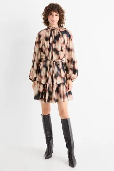 A-line dress - patterned