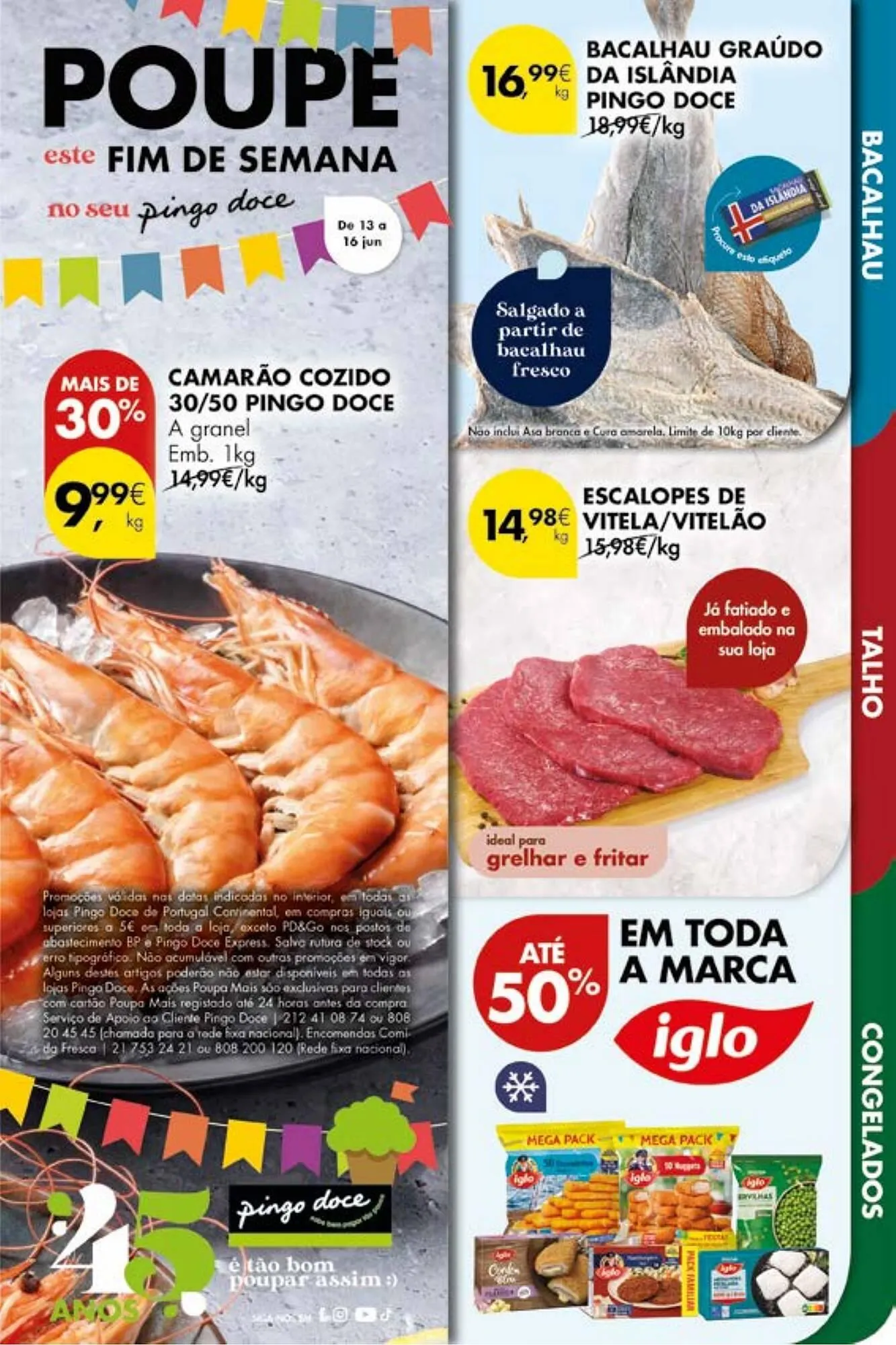 Folheto Folheto Pingo Doce de 13 de junho até 16 de junho 2025 - Pagina 1