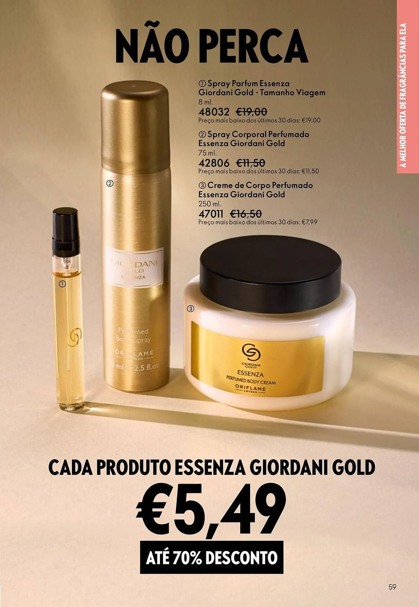 Folheto Catálogo Oriflame de 6 de maio até 26 de maio 2026 - Pagina 59