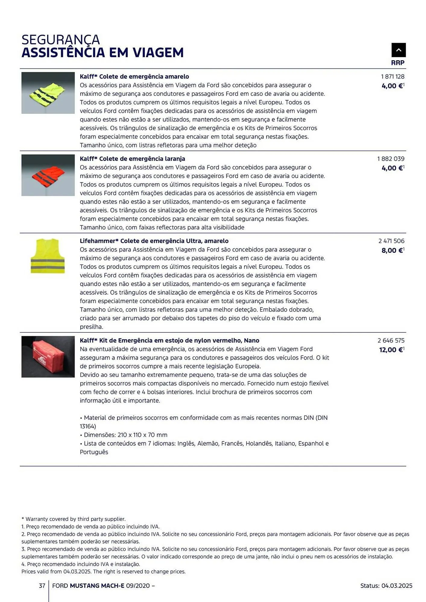 Folheto Folheto Ford de 18 de março até 31 de agosto 2025 - Pagina 37