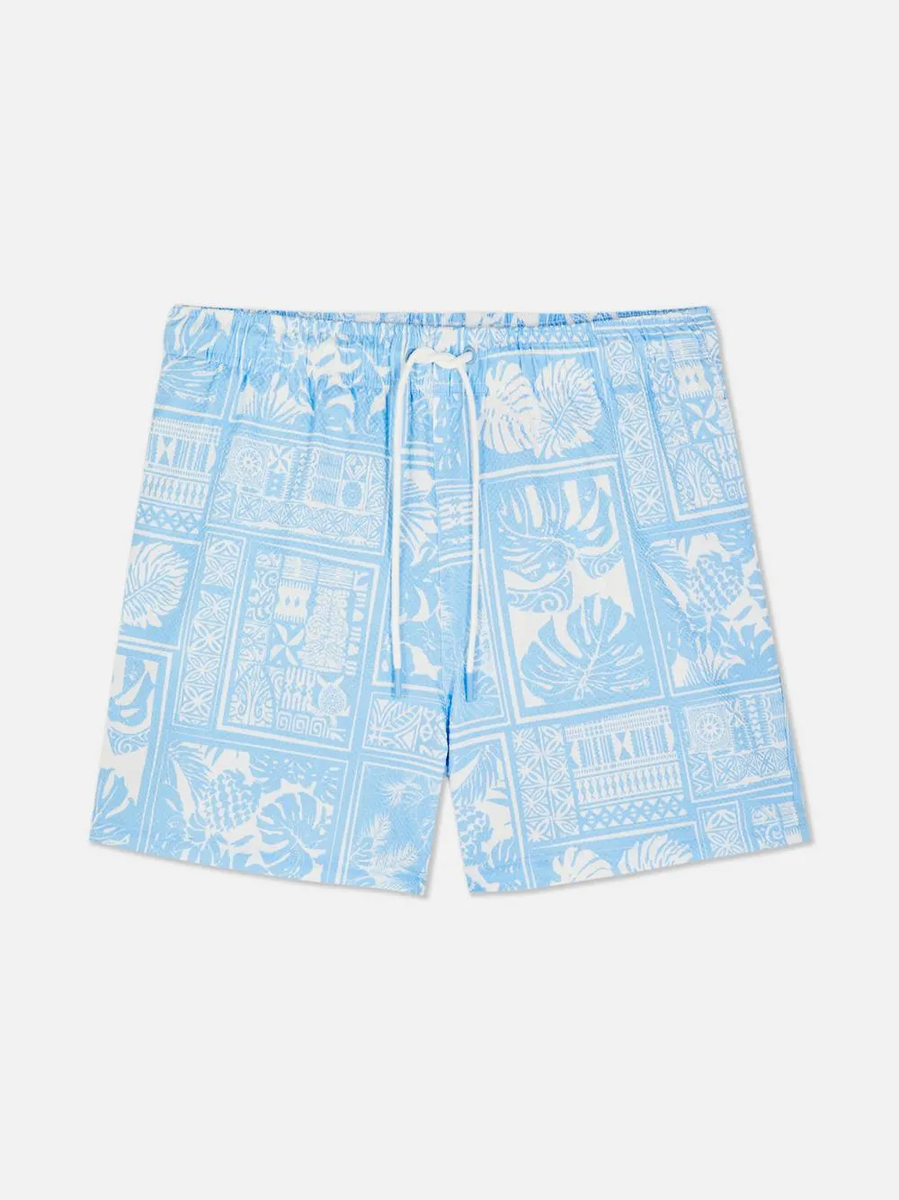 Calções banho cordão padrão abstrato