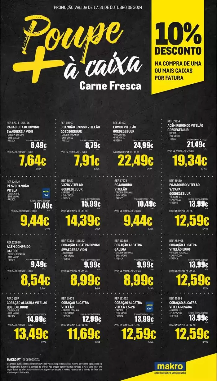 Folheto Poupe + à Caixa - Carne Fresca de 3 de outubro até 31 de outubro 2024 - Pagina 2