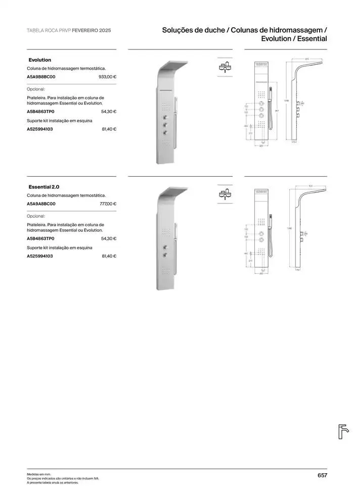 Folheto Soluções de Banho  de 6 de janeiro até 31 de dezembro 2025 - Pagina 659