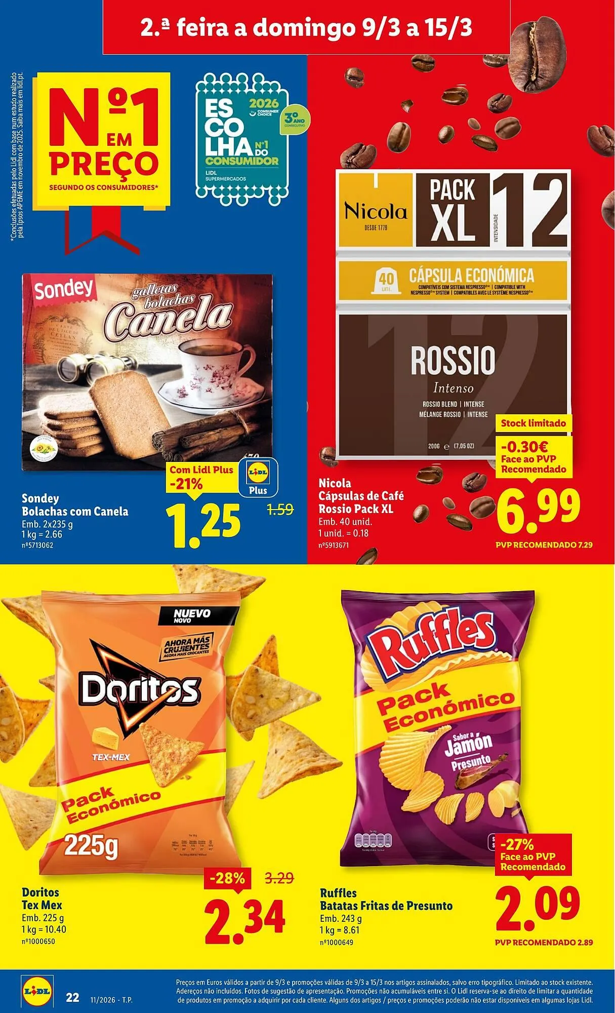 Folheto Folheto Lidl de 9 de março até 15 de março 2026 - Pagina 22