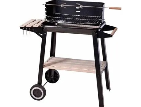 ProGarden Churrasqueira a carvão 86,5 cm preto