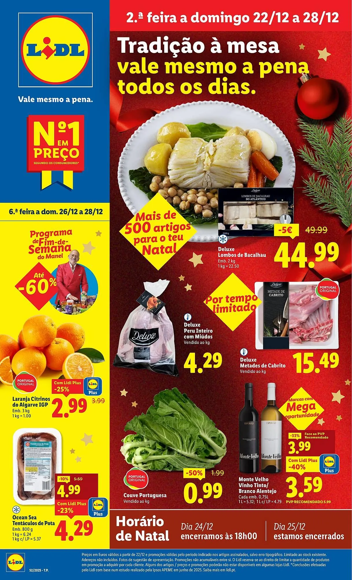 Folheto Folheto Lidl de 22 de dezembro até 28 de dezembro 2025 - Pagina 1
