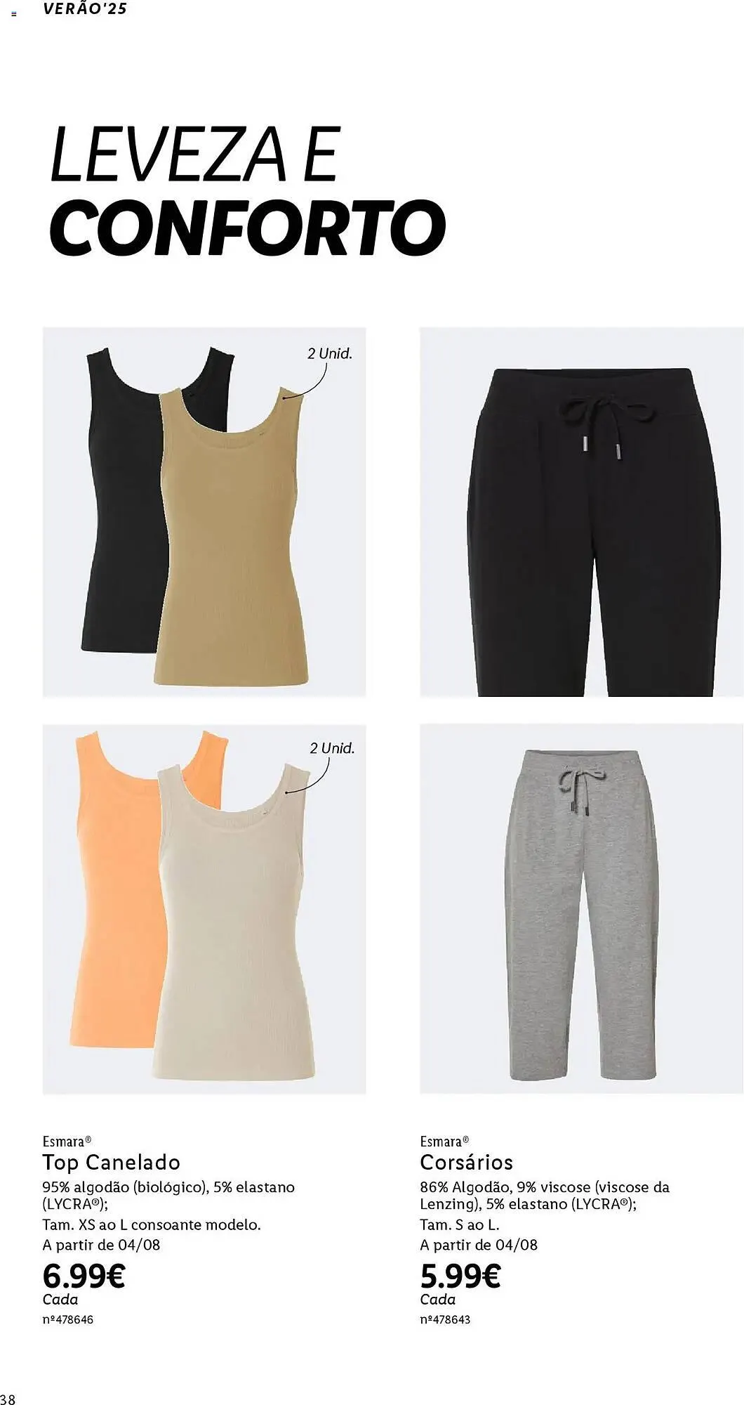 Folheto Folheto Lidl de 2 de junho até 18 de agosto 2025 - Pagina 38