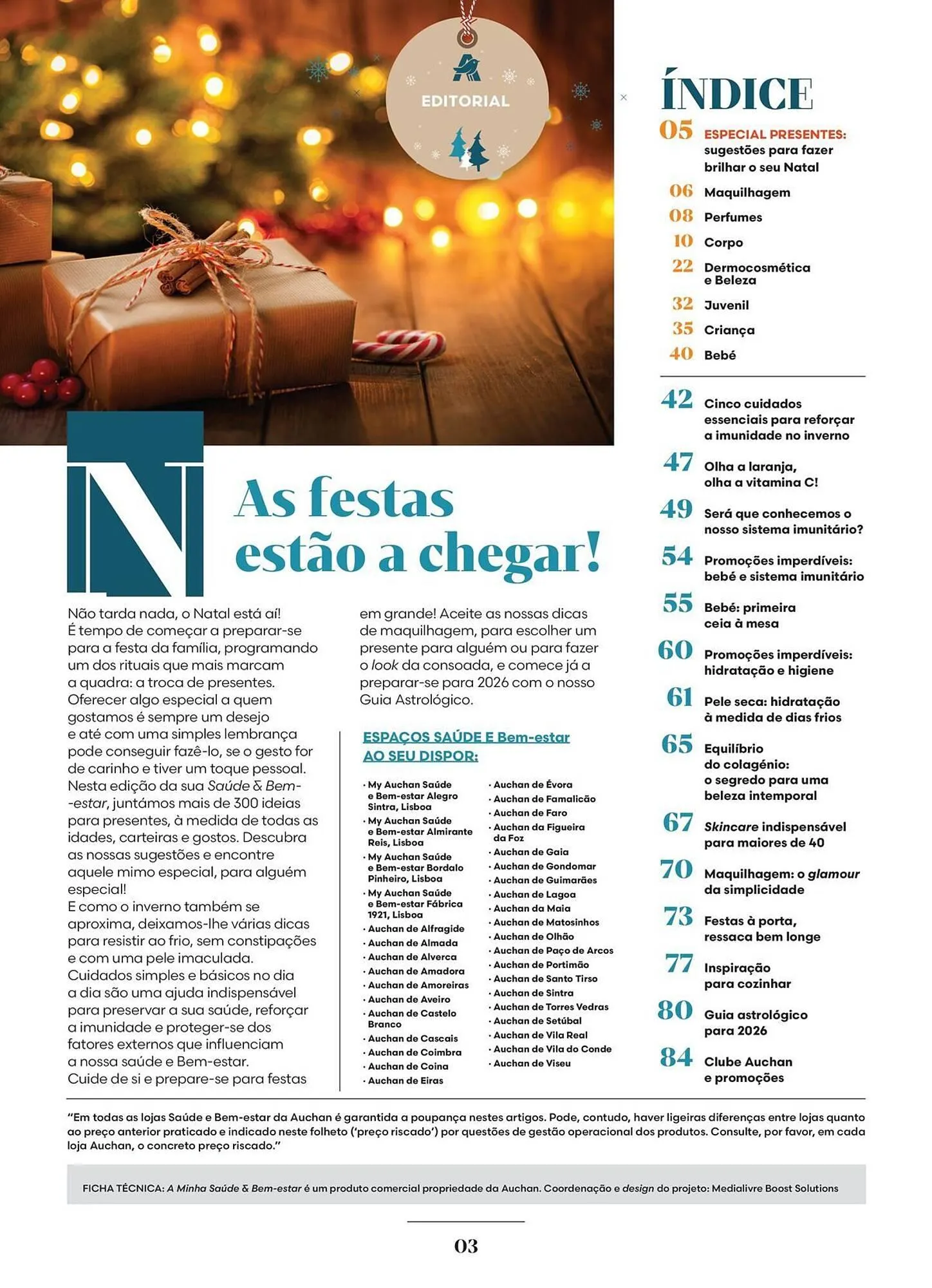 Folheto Folheto Auchan de 6 de novembro até 26 de dezembro 2025 - Pagina 3