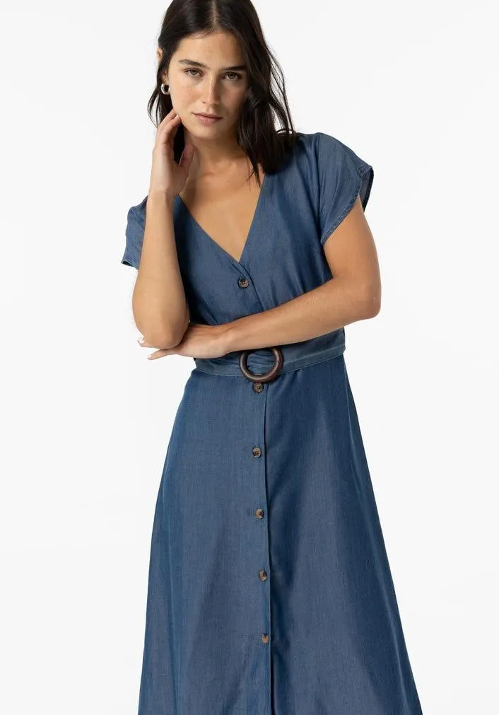 Vestido Midi Tencel™ com Cinto
