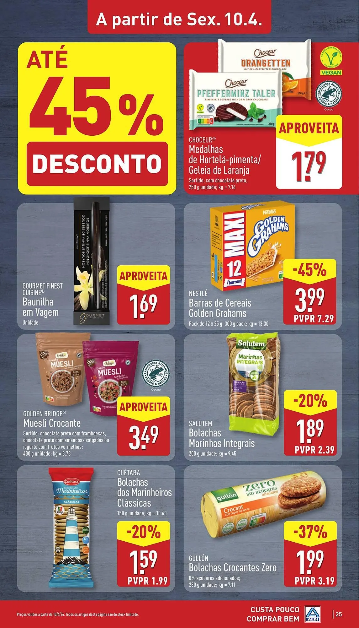 Folheto Folheto ALDI de 6 de abril até 12 de abril 2026 - Pagina 25