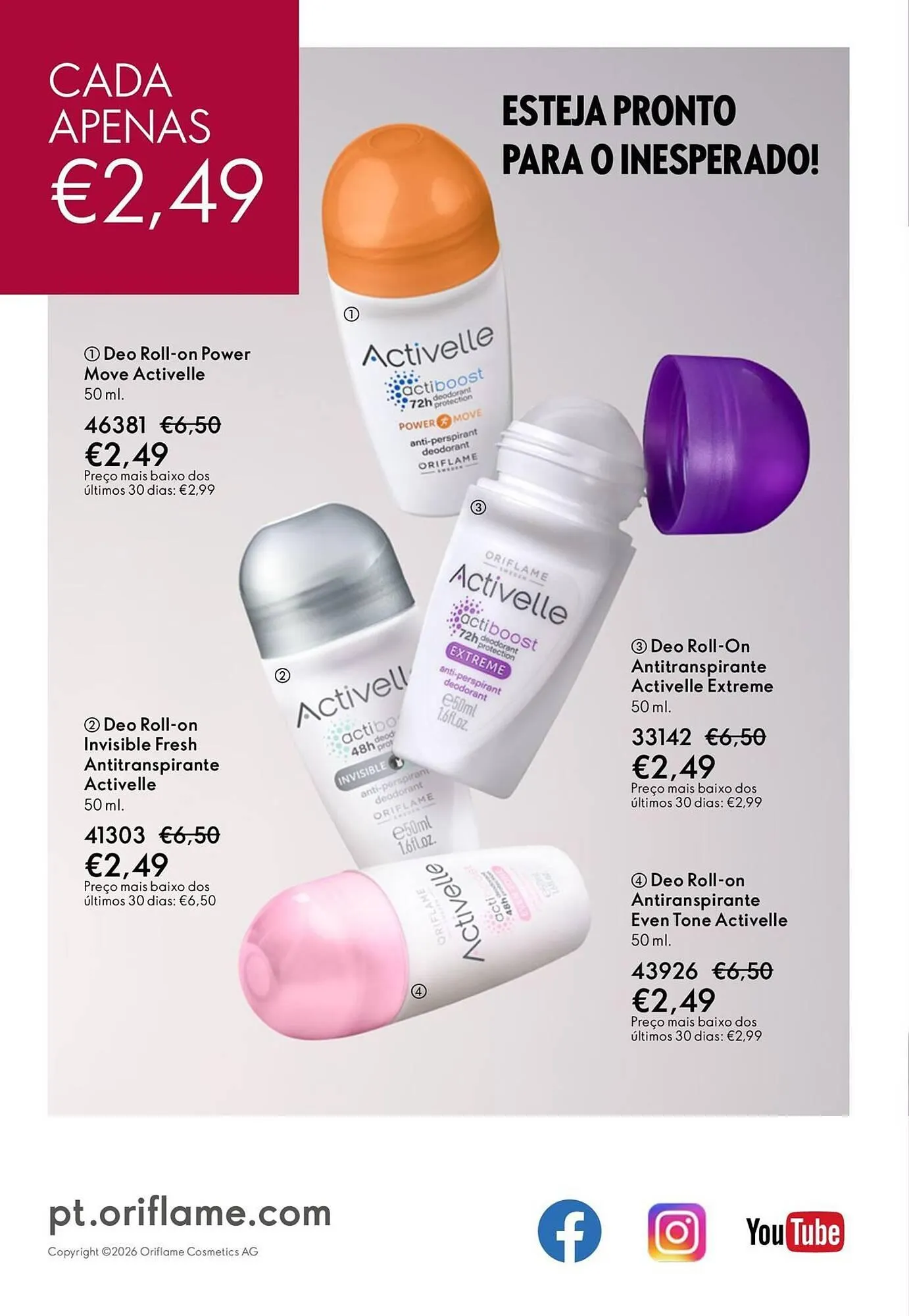 Folheto Catálogo Oriflame de 4 de março até 24 de março 2026 - Pagina 164