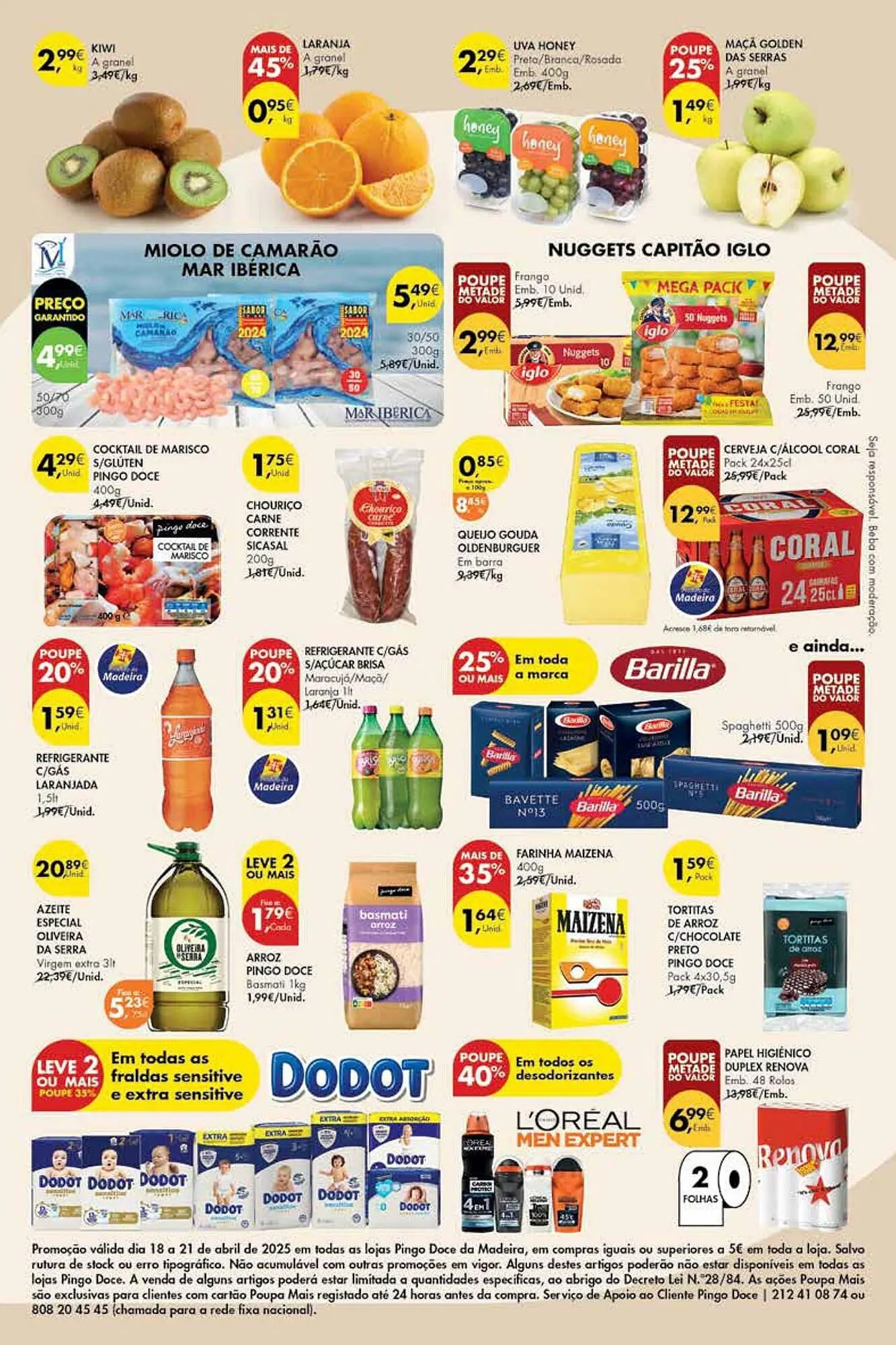Folheto Folheto Pingo Doce de 18 de abril até 21 de abril 2025 - Pagina 2