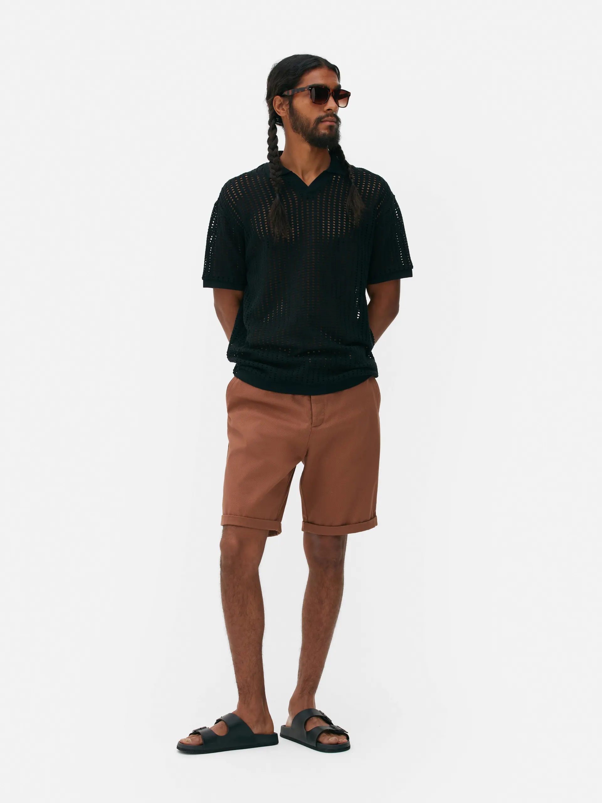 Polo de crochet calado