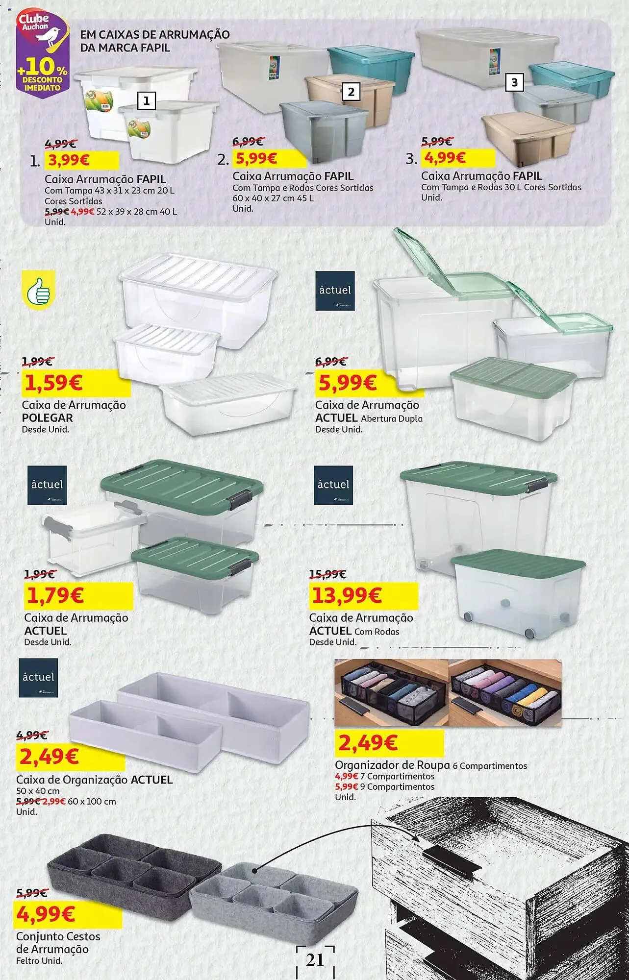 Folheto Folheto Auchan de 3 de março até 13 de março 2026 - Pagina 21