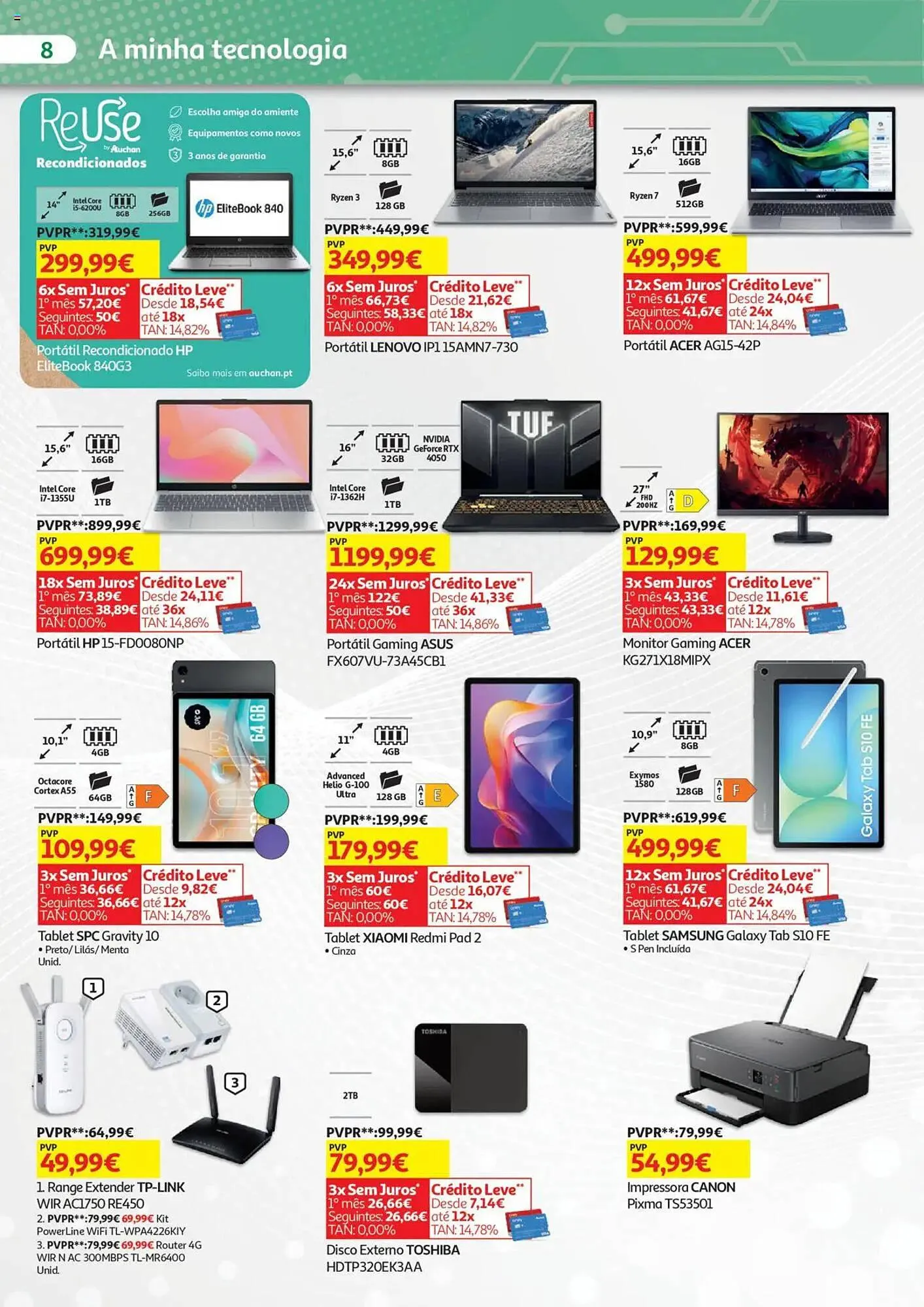 Folheto Folheto Auchan de 2 de outubro até 16 de outubro 2025 - Pagina 8
