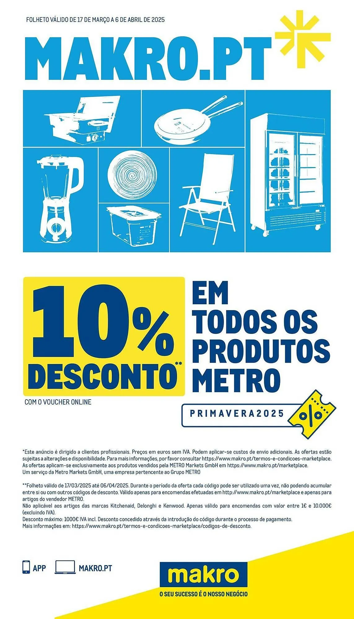Folheto Folheto Makro de 17 de março até 6 de abril 2025 - Pagina 1
